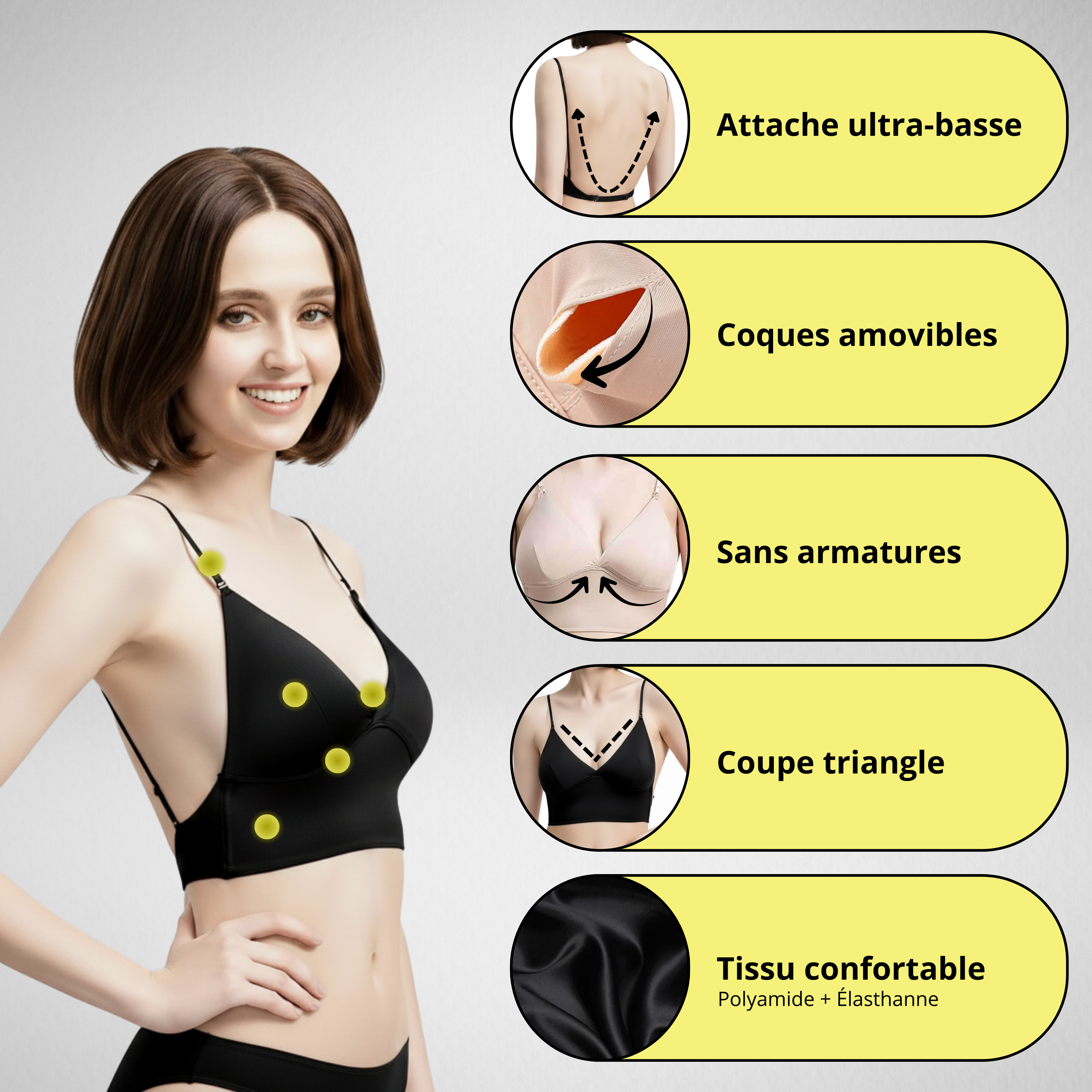 Soutien-Gorge Dos Nu N°2 - Triangle