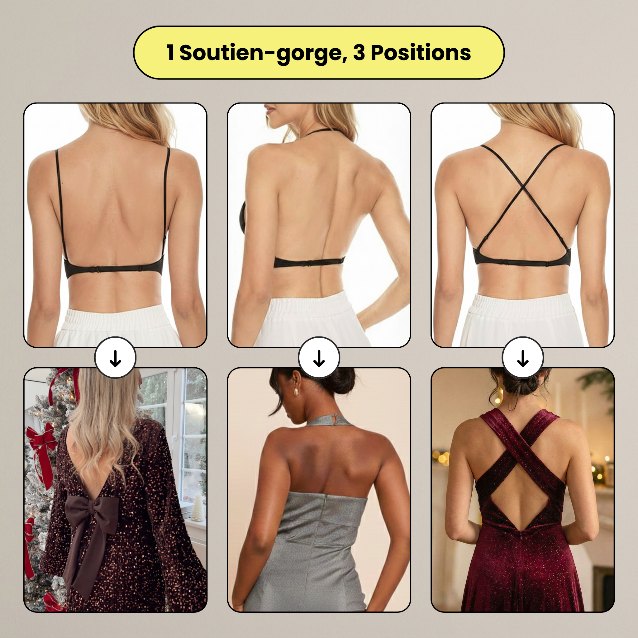 Soutien-Gorge Dos Nu N°1 - Classique