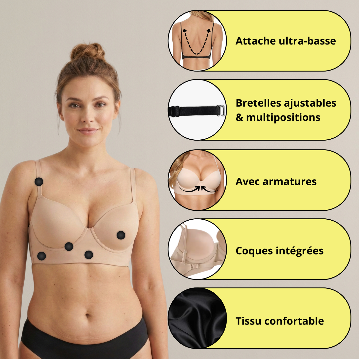 Soutien-Gorge Dos Nu N°1 - Classique