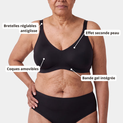 Soutien-Gorge Sans Armature N°2 - Confort & Maintien Renforcé (Grande Taille)
