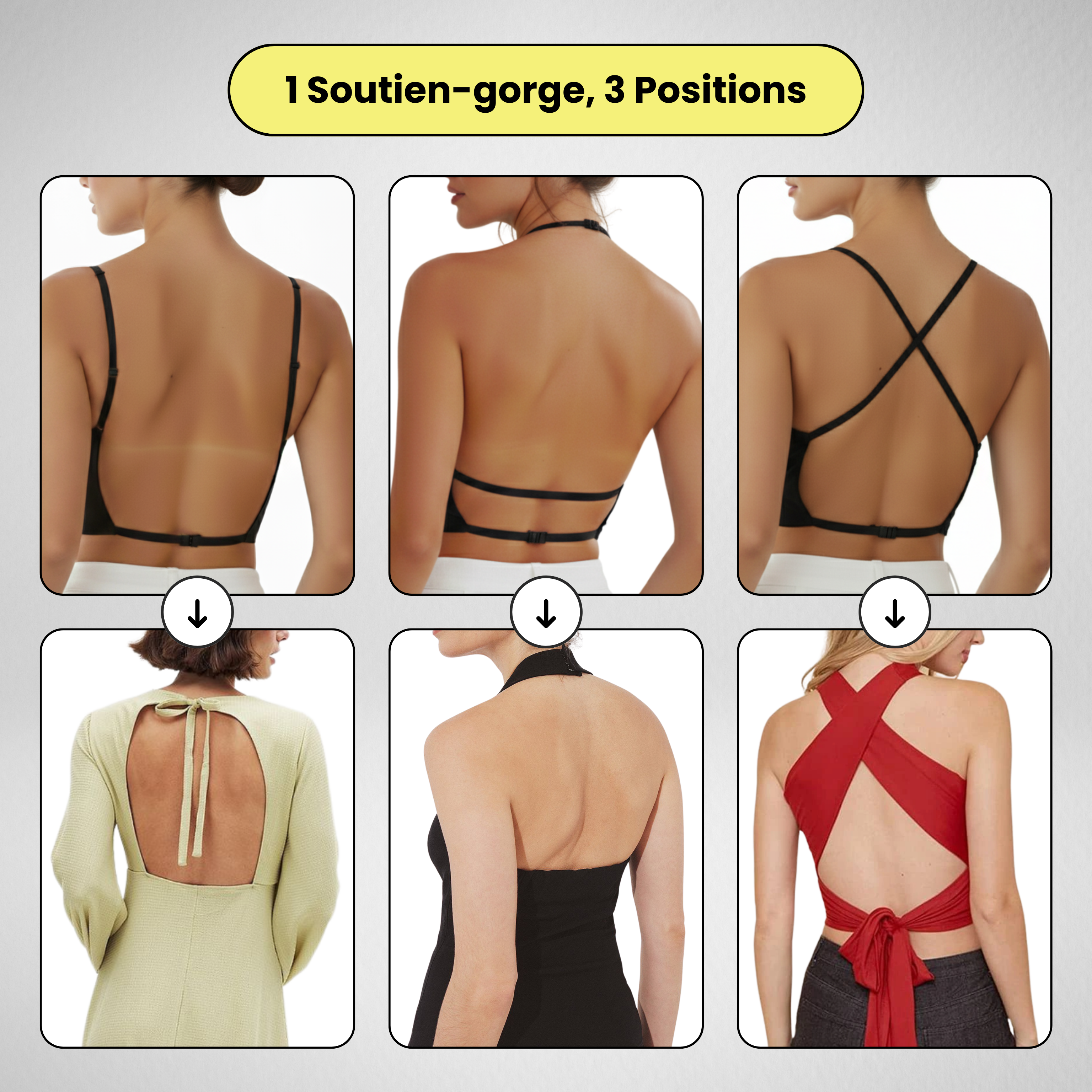 Soutien-Gorge Dos Nu N°3 - Push-up