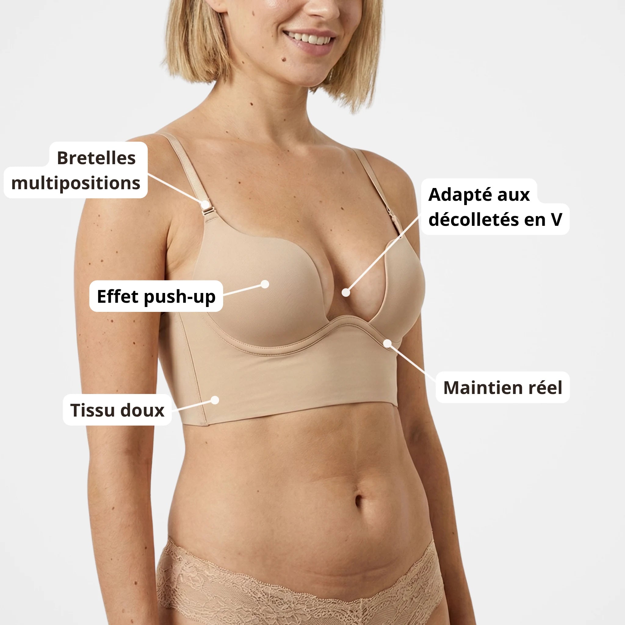 Soutien-Gorge Dos Nu N°3 - Push-up