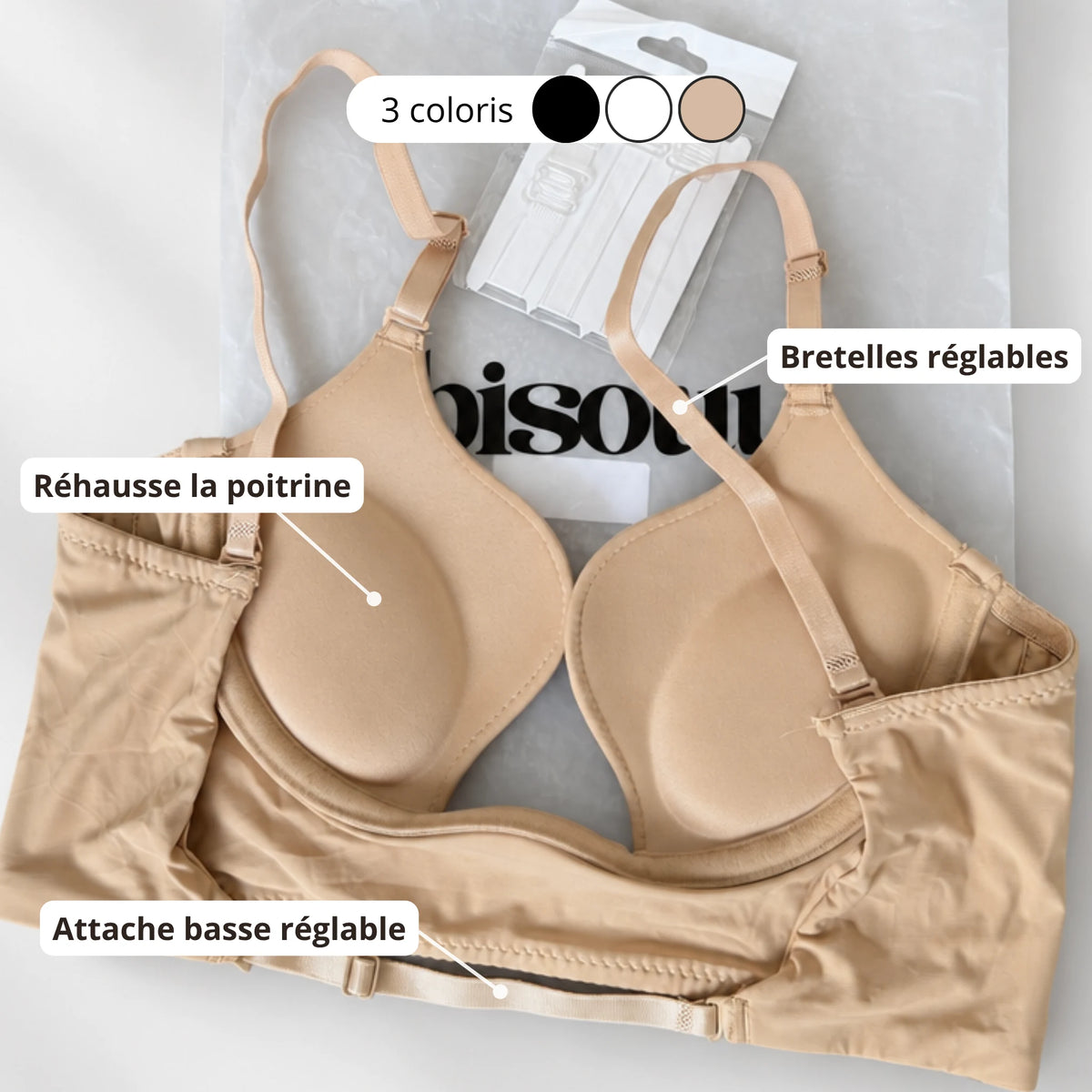 Soutien-Gorge Dos Nu N°3 - Push-up